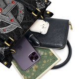 Gothistar Pentagram Of The Blood Moon Leather Bag