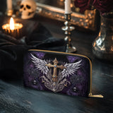 Gothistar The Fallen Sanctum Leather Wallet Purse