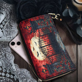 Gothistar Crimson Gate Leather Wallet Purse