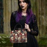 Gothistar Rosarium Of The Dead Leather Bag