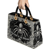Gothistar Web Of The Unseen Lady Leather Bag