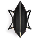 Gothistar The Quiet Watcher Leather Tote Bag