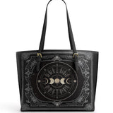 Gothistar  Mystic Tide Leather Tote Bag