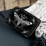 Gothistar Nocturne Flight Leather Wallet Purse