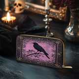 Gothistar The Quiet Watcher Leather Wallet Purse