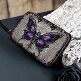 Gothistar Midnight Metamorph Leather Wallet Purse
