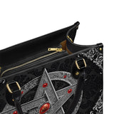 Gothistar Pentagram Of The Blood Moon Leather Bag