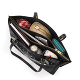 Gothistar Nocturne Flight Leather Tote Bag