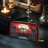 Gothistar Crimson Gate Leather Wallet Purse