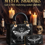 Gothistar Nocturne Flight Personalized Lady Leather Bag