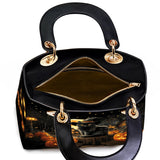 Gothistar Spooky Cat Lady Leather Bag