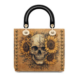 Gothistar Eternal Skull Lady Leather Bag