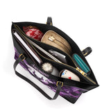 Gothistar Nocturna’s Embrace Leather Tote Bag