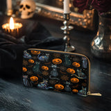 Gothistar Mooncats Mischief Leather Wallet Purse