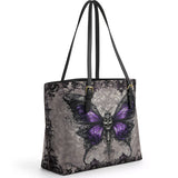 Gothistar Midnight Metamorph Leather Tote Bag