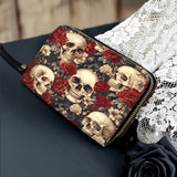 Gothistar Rosarium Of The Dead Leather Wallet Purse