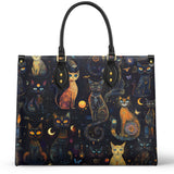 Gothistar Celestial Catspell Leather Bag