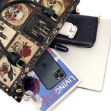 Gothistar Victorian Skull Leather Bag
