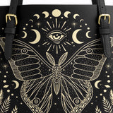 Gothistar Moonwing Enigma Leather Tote Bag