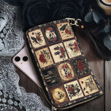Gothistar Victorian Skull Leather Wallet Purse