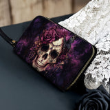 Gothistar Midnight Bloom Leather Wallet Purse