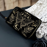 Gothistar Moonwing Enigma Leather Wallet Purse