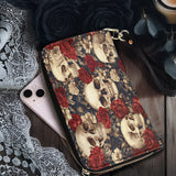Gothistar Rosarium Of The Dead Leather Wallet Purse