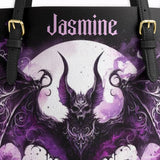 Gothistar Nocturna’s Embrace Leather Tote Bag
