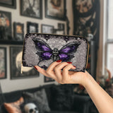 Gothistar Midnight Metamorph Leather Wallet Purse