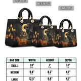 Gothistar Spooky Cat Lady Leather Bag