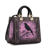 Gothistar The Quiet Watcher Personalized Lady Leather Bag