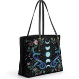Gothistar  Midnight Ascend Leather Tote Bag