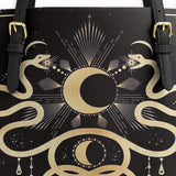 Gothistar Serpentis Nocturne Leather Tote Bag