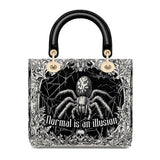 Gothistar Web Of The Unseen Lady Leather Bag