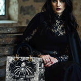 Gothistar Web Of The Unseen Lady Leather Bag