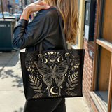 Gothistar Moonwing Enigma Leather Tote Bag