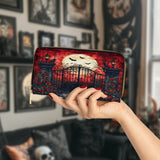 Gothistar Crimson Gate Leather Wallet Purse