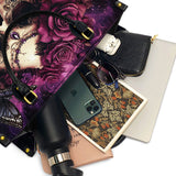 Gothistar Midnight Bloom Leather Bag