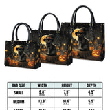 Gothistar Spooky Cat Leather Bag