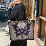 Gothistar Midnight Metamorph Leather Tote Bag