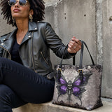 Gothistar Midnight Metamorph Leather Tote Bag