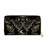 Gothistar Moonwing Enigma Leather Wallet Purse