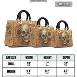 Gothistar Eternal Skull Lady Leather Bag