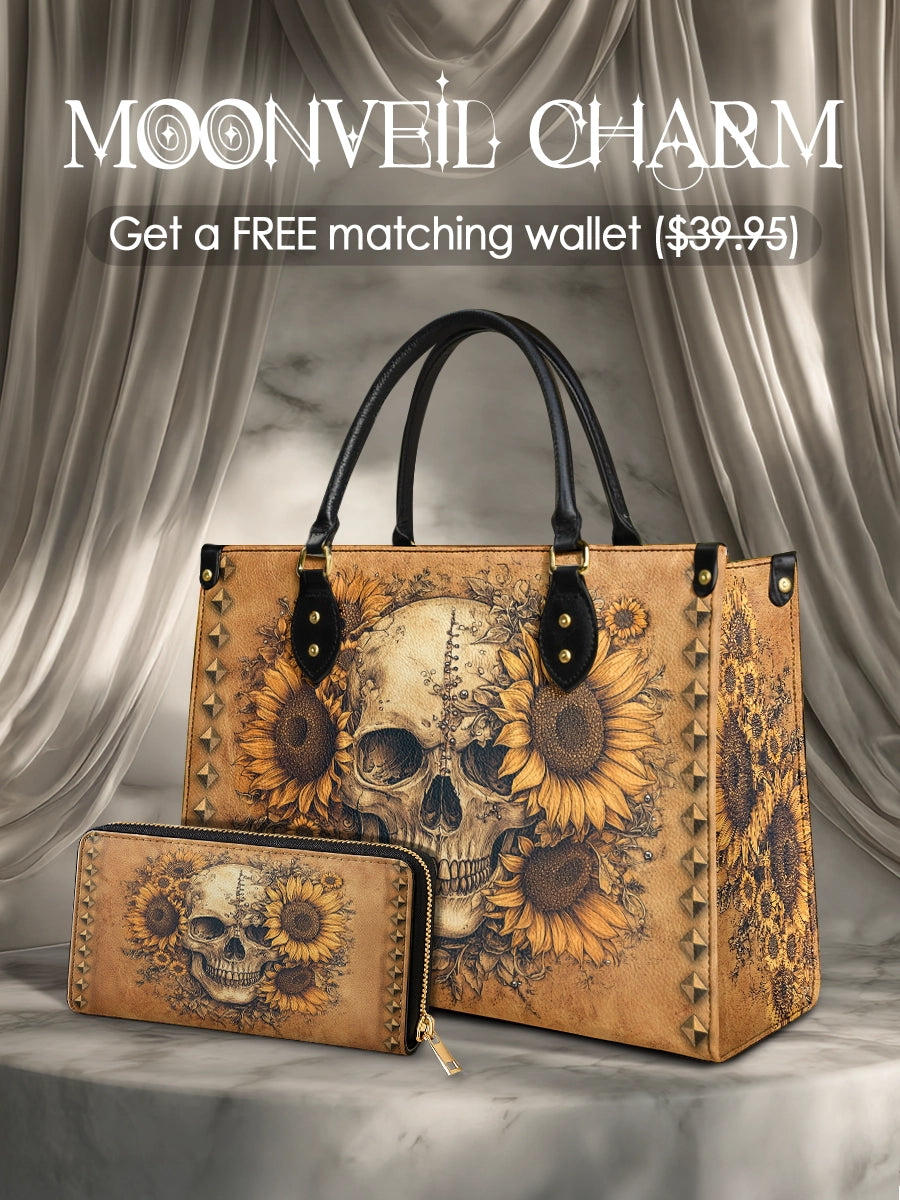 Gothistar Eternal Skull Leather Bag