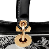 Gothistar Gothic Skullveil Roses Lady Leather Bag