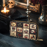 Gothistar Victorian Skull Leather Wallet Purse