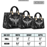 Gothistar Nocturne Flight Personalized Lady Leather Bag