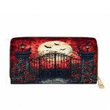 Gothistar Crimson Gate Leather Wallet Purse