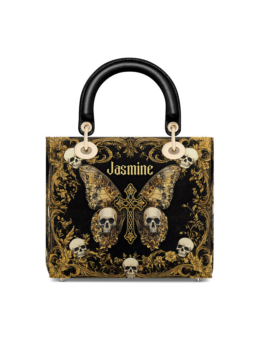 Gothistar The Monarch Of The Damned Personalized Lady Leather Bag