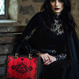 Gothistar Crimson Oracle Lady Leather Bag